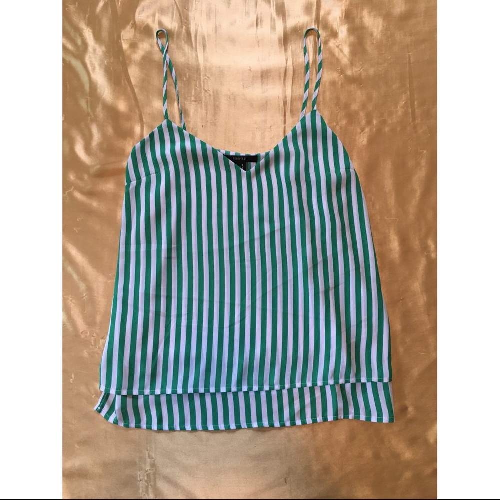 Striped Flowy Tank